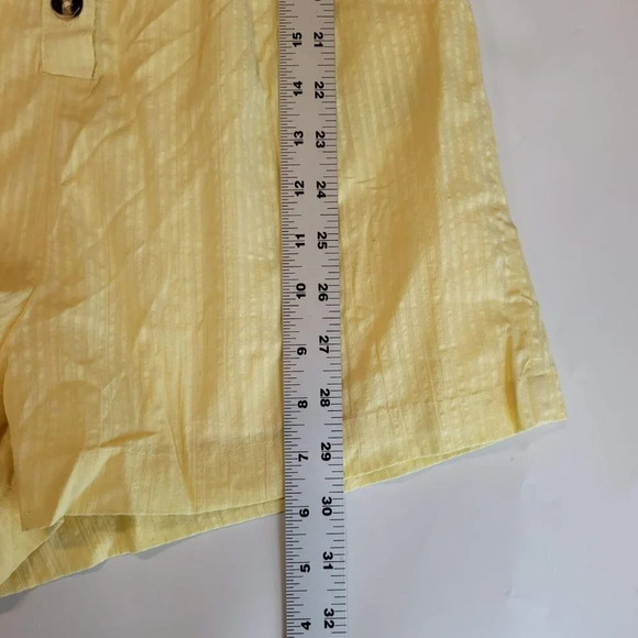 Billabong Womens Sun Valley Button Front Seersucker Romper Sunbeam Size M NWT‎ - Picture 11 of 11